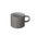 Hasami Porcelain 11 oz mug from Grey Collection in smooth matte grey with glossy ash white interior.