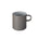 Hasami Porcelain 13 oz mug in grey with a matte finish and glossy ash white interior, part of the Grey Collection.