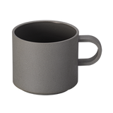 Hasami Porcelain Grey Collection, 11 oz Mug - Dark Grey