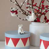 Felt Branch, White berries