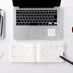 NEW! 365 Days Notebook Grid B6 Landscape (full or half year)