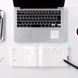 NEW! 365 Days Notebook Grid B6 Landscape (full or half year)