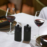 Peugeot  Line Manual Pepper and Salt Mills Gift Set w/ Funnel, Matte Black