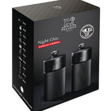 Peugeot  Line Manual Pepper and Salt Mills Gift Set w/ Funnel, Matte Black