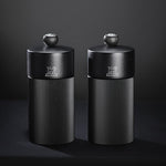 peugeot set of black line pepper and salt mill