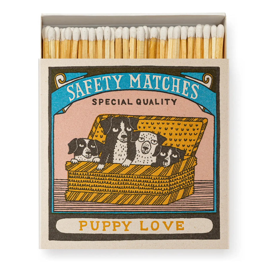 Archivist Gallery Matchboxes, Puppy Love