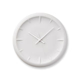 Relief Clock, White