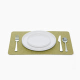 Merino Wool Felt Placemats, Rectangle - Assorted Colors