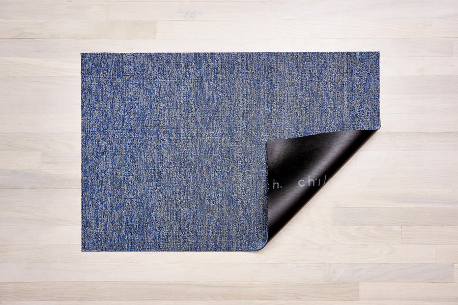 Heathered Shag Doormat, Cornflower