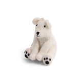 sitting polar bear ornament