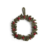 Small Felt Wreath with Berries