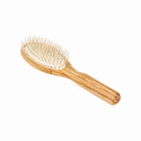 Oval Maple Wood Pin Hairbrush