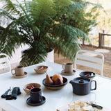 Hasami Porcelain Medium Bowl - Round, Black - Acacia