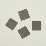 Essential Cocktail Napkins Set of 4, Dark Grey