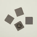 Essential Cocktail Napkins Set of 4, Dark Grey
