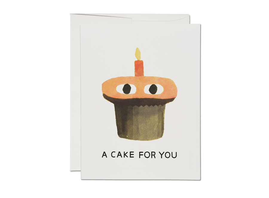 A Cake Birthday Greeting Card