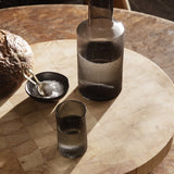 Ripple Glass Lid / Verrine, Smoked Grey