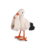 Felt Stork Ornament, Small