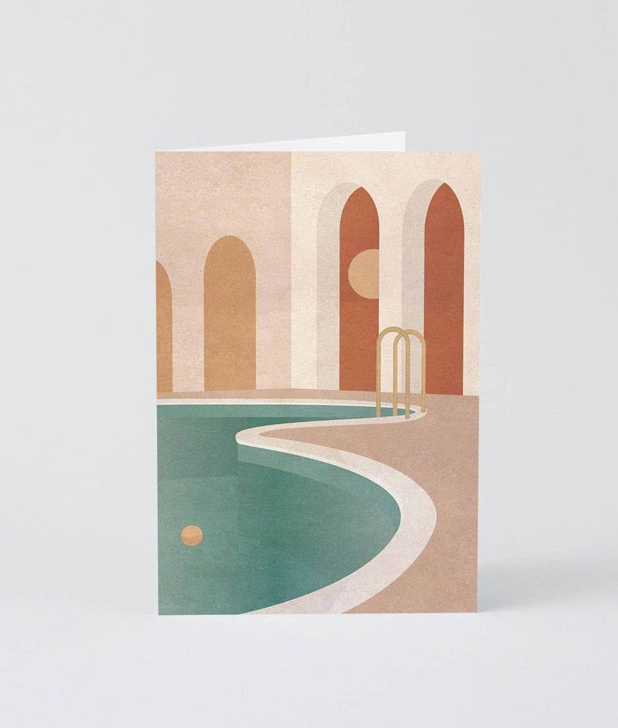 ‘Pool With Arches’ Art Card