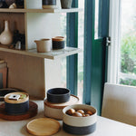 Hasami Porcelain Small Bowl - Tall, Natural - Acacia