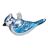 Bright Blue Jay Ornament