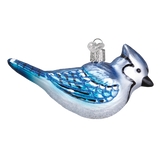 Bright Blue Jay Ornament