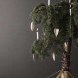 Brass Leaf Ornament, Set of 4