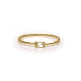 Golden Grace Twist Ring