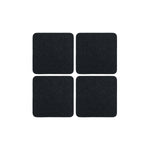 black coasters
