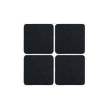 black coasters