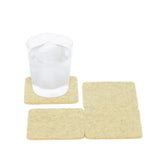 Merino Wool Felt Coaster Sets, Square - Assorted Colors