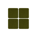 Merino Wool Felt Coaster Sets, Square - Assorted Colors