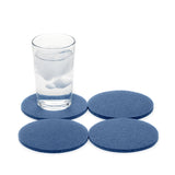 Merino Wool Felt Coaster Sets, Round - Assorted Colors
