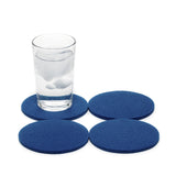 Merino Wool Felt Coaster Sets, Round - Assorted Colors