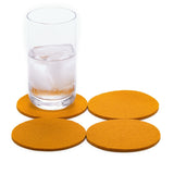 Merino Wool Felt Coaster Sets, Round - Assorted Colors