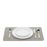 Merino Wool Felt Placemats, Rectangle - Assorted Colors