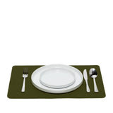 Merino Wool Felt Placemats, Rectangle - Assorted Colors