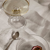 Ferm Living Ripple Champagne Saucers / Coupes, Clear - Set of 2