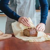 Bee's Wrap Bread Wrap, Honeycomb Print