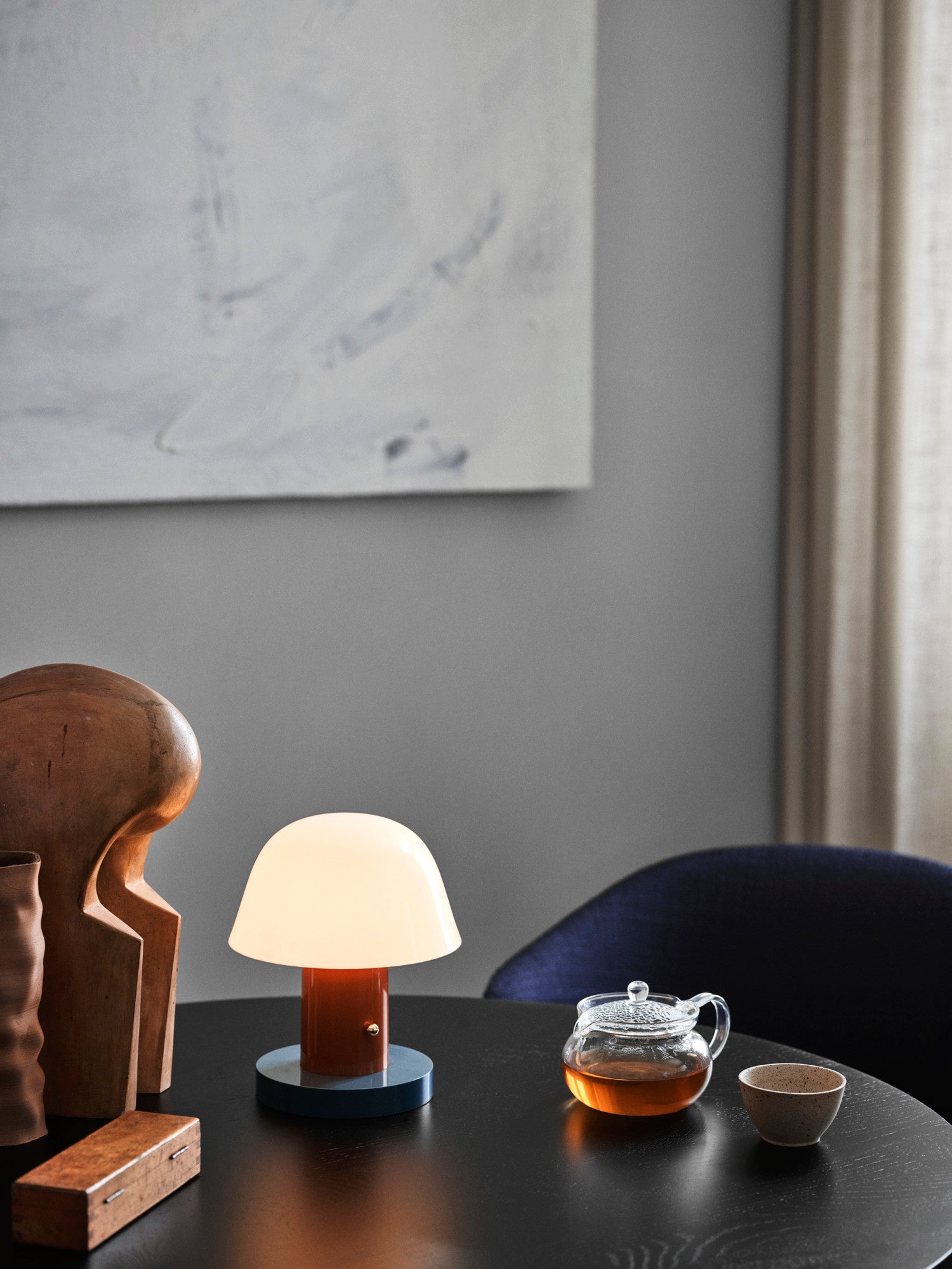 &Tradition Setago JH27 LED Lamp, Rust & Thunder | Mushroom