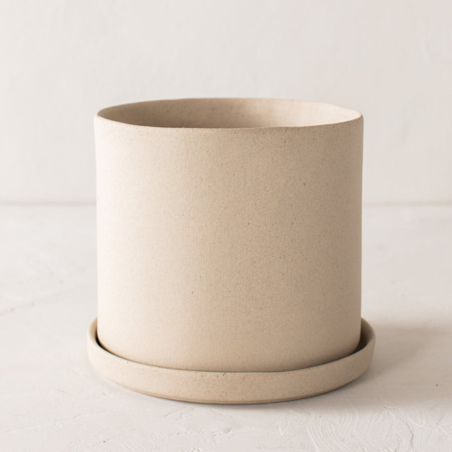 Sand Stoneware Planter 6" - AS-IS