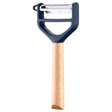 Opinel T-Duo Peeler, Wood Handle