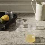 Ferm Living Ripple Low Glasses, Set of 4 - Clear