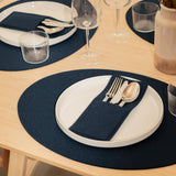 Merino Wool Felt Placemats, Oval - Assorted Colors