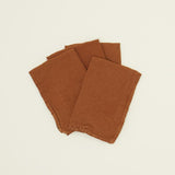 Simple Linen Napkins, Terracotta