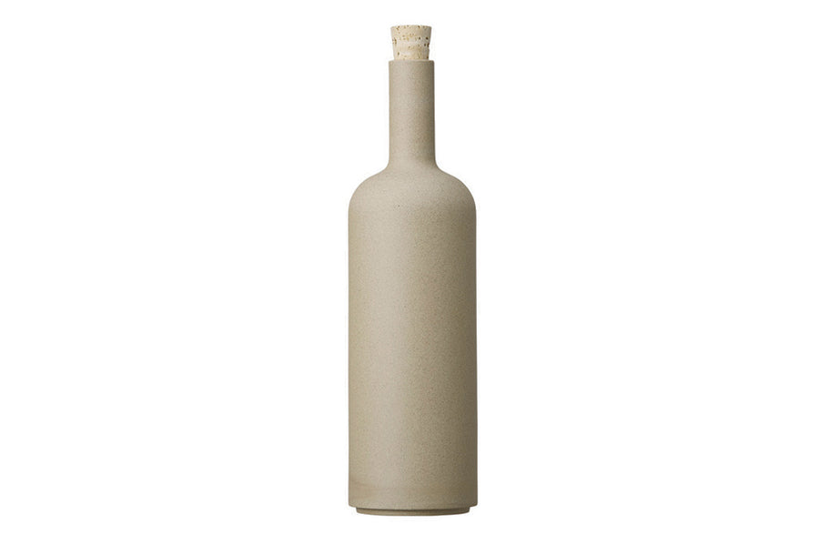 Hasami Porcelain Bottle, Natural - Acacia