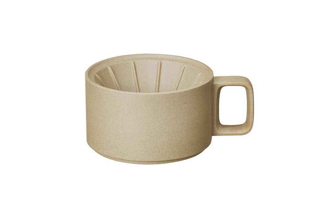 Hasami Porcelain Dripper, Natural - Acacia