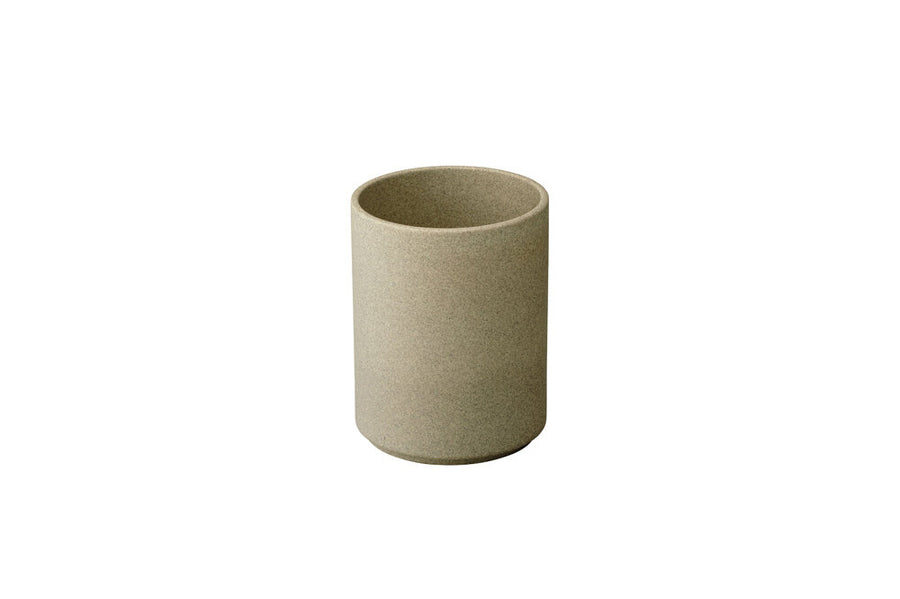 Hasami Porcelain Tumbler/Container, Natural - Acacia