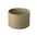 Hasami Porcelain Large Planter in natural unglazed clay, designed for multifunctional use as a cachepot or direct planting.
