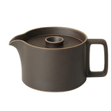Hasami Porcelain Teapot, Black - Acacia